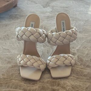 Steve Madden Women's Ivory Braided Sandals